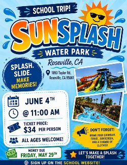 Sunsplash Flyer